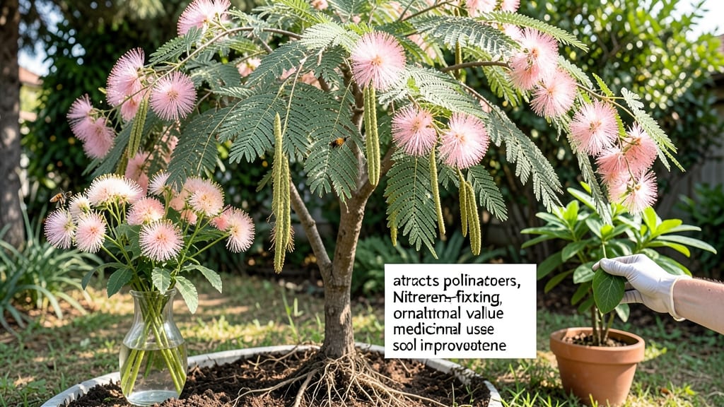 Mimosa Tree Flower Benefits: How They Boost Soil and Air Quality Naturally