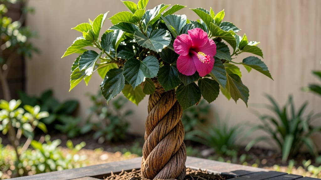 Hibiscus Braided Tree Indoor: Year-Round Bloom Revival With Minimal Trimming