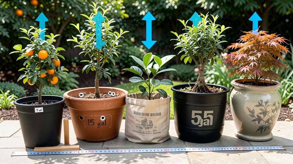Tree Container Size Chart: Exact Dimensions for Full-Growth Health