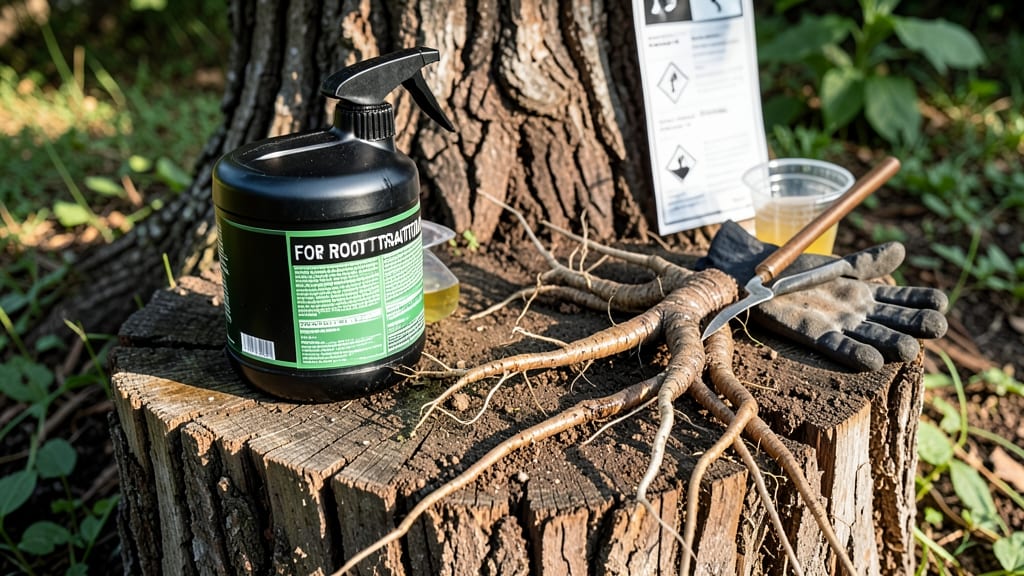 Chemical Herbicide for Tree Roots: Targeted Root Zone Elimination in 24 Hours
