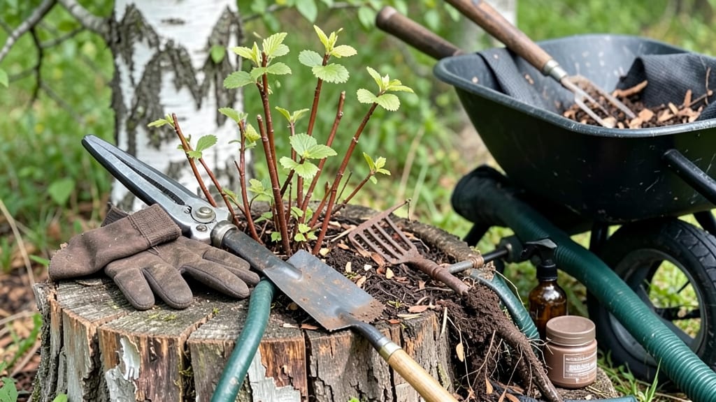 How to Remove Tree Shoots: Sharp Cuts Prevent Regrowth Naturally