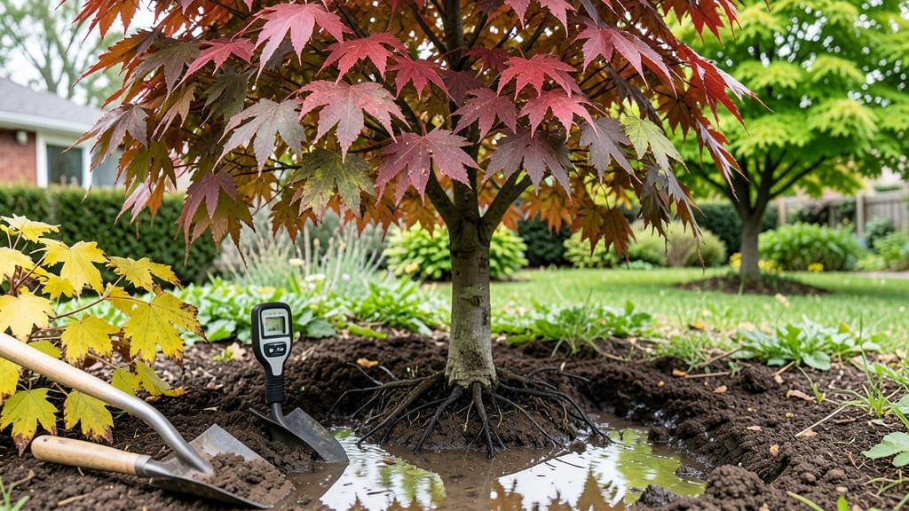 What Does an Overwatered Maple Tree Look Like: Yellowing Leaves and Drooping Canopy Signs