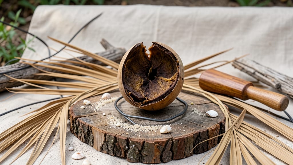 Palm Tree Seed Pods Art: Whimsical Garden Sculptures From Nature’s Canvas