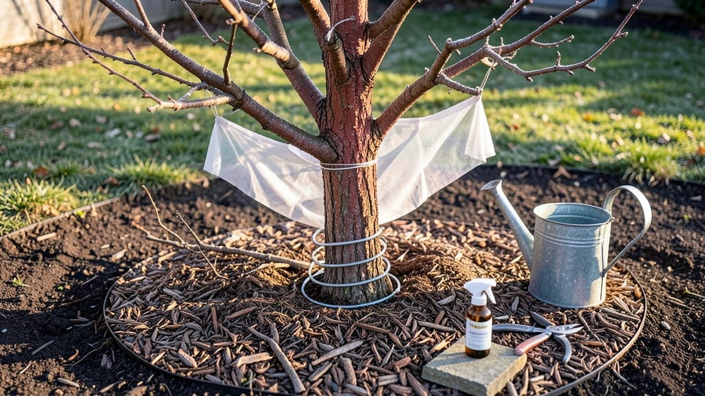 Fruit Tree Winter Protection: Layered Insulation for Freeze-Prone Zones