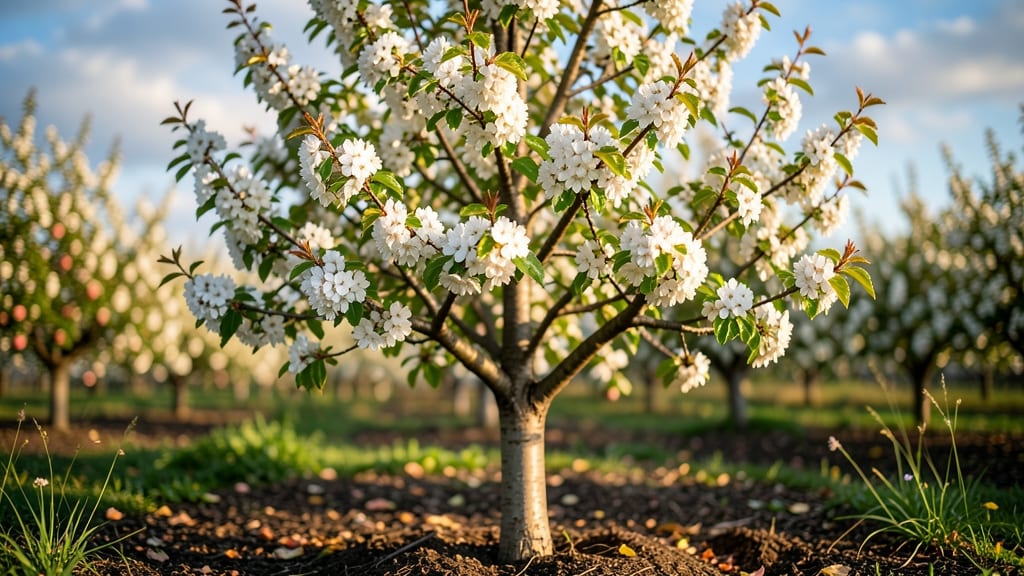 Cherry Tree In Backyard: Sun-Dappled Canopy in 3 Years