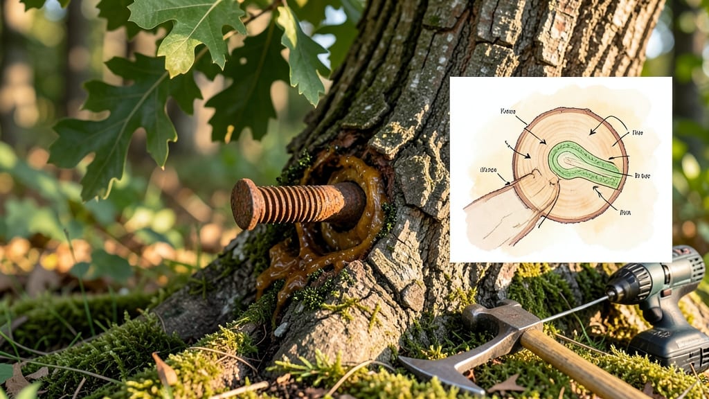 Does Screwing Into a Tree Damage It: How to Avoid Harm and Safe Attachment Methods