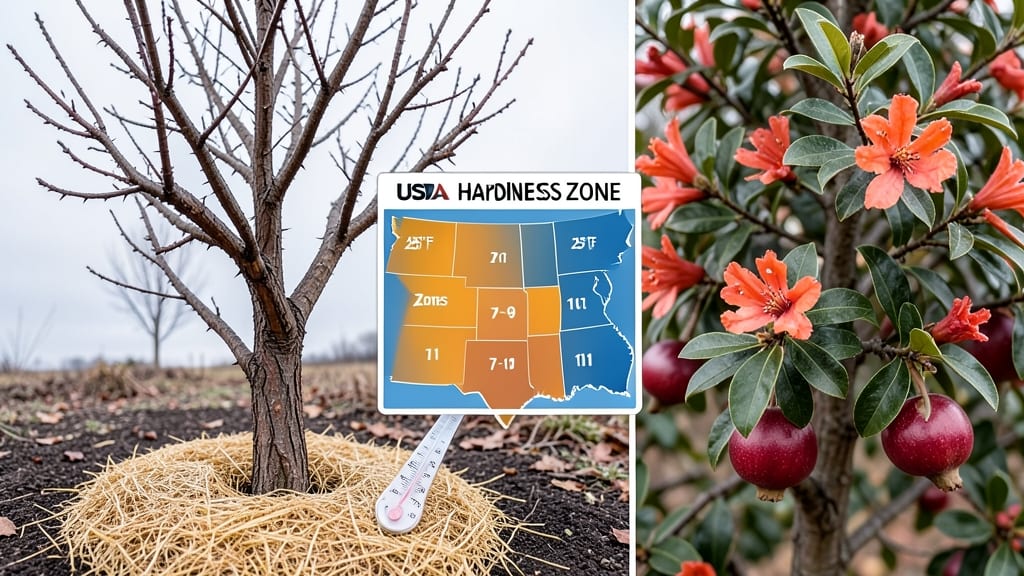 Pomegranate Tree Cold Tolerance: USDA Zones and Survival Strategies