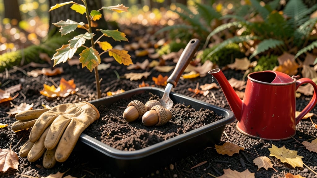 Acorn Tree Seeds: Cold Stratified Sprouts in Just 4 Weeks