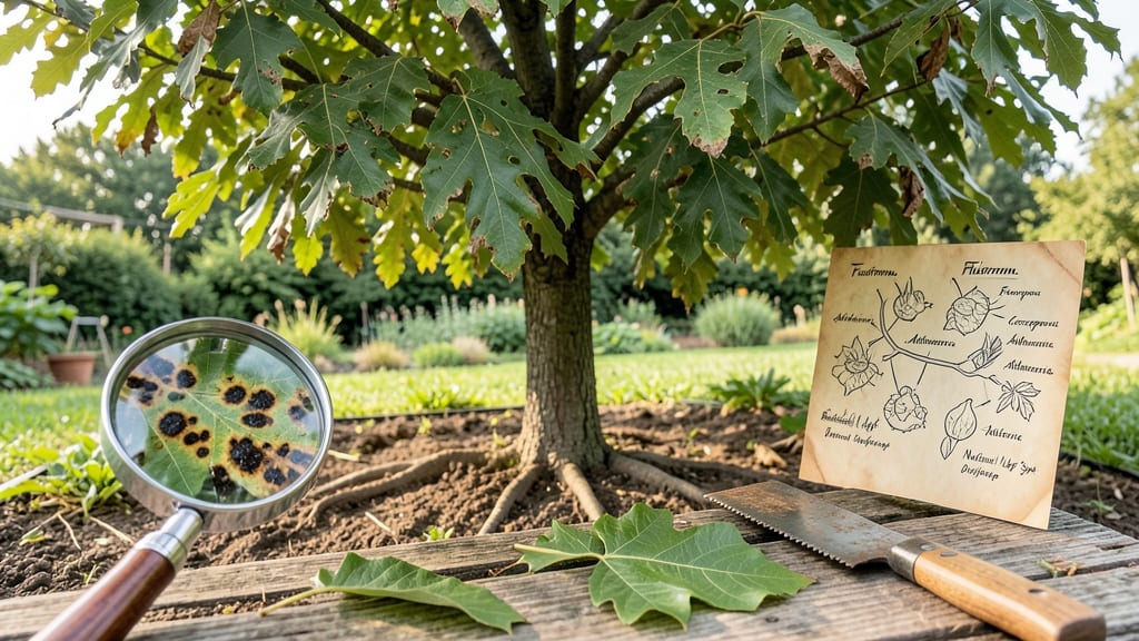 Black Spots on Pecan Tree Leaves: Fungal Causes and Organic Treatment Steps