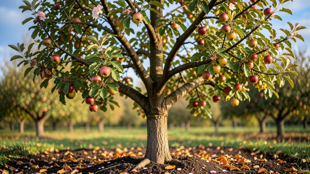 Apple Tree Growing Time Lapse: Seasonal Growth Stages in 1 Year