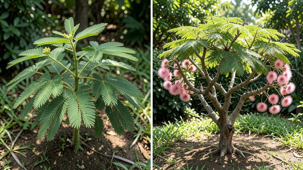 Does Mimosa Tree Have Thorns: Sharpness Levels by Variety and Growth Stage