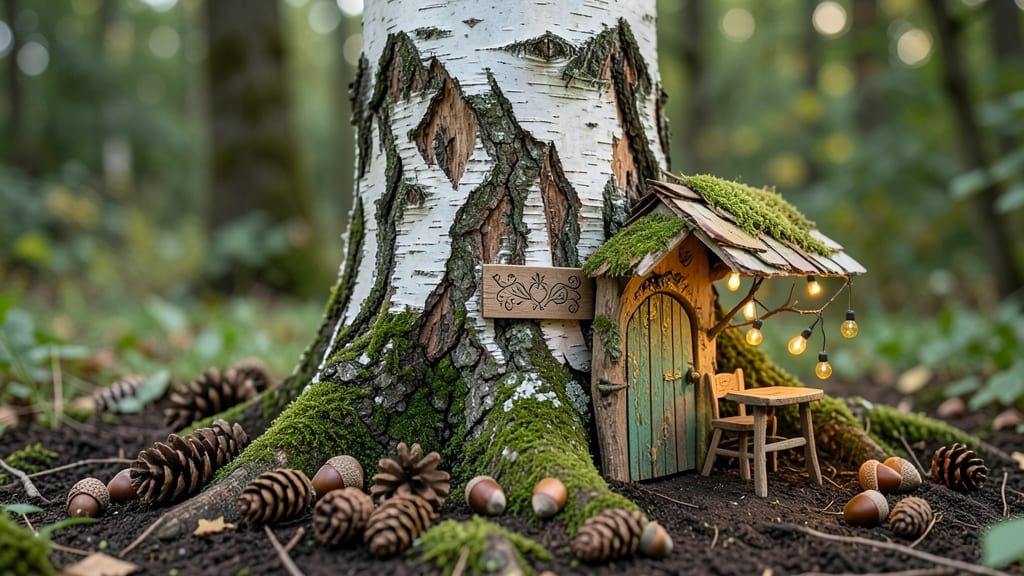 Fairy Tree Trunk Homes: Whimsical Shelter Crafting for Garden Magic