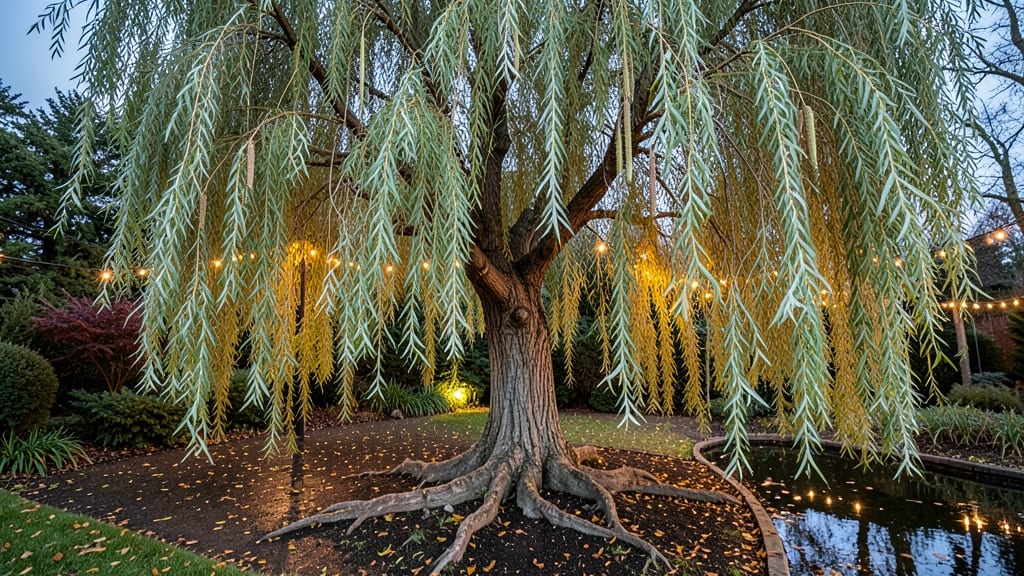 Weeping Willow Tree Light: Soft Glow That Highlights Graceful Branches